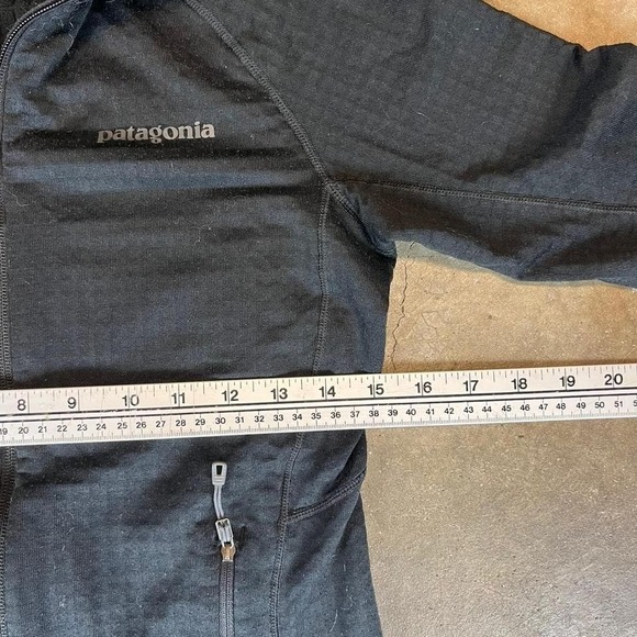 Patagonia R1 Full Zip Fleece Jacket Black Womens XS 40138 Polartec Power Grid - Picture 7 of 7